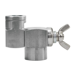 Fúvókatartó állítható szögű 1/4"B-1/4"B rozsdamentes
